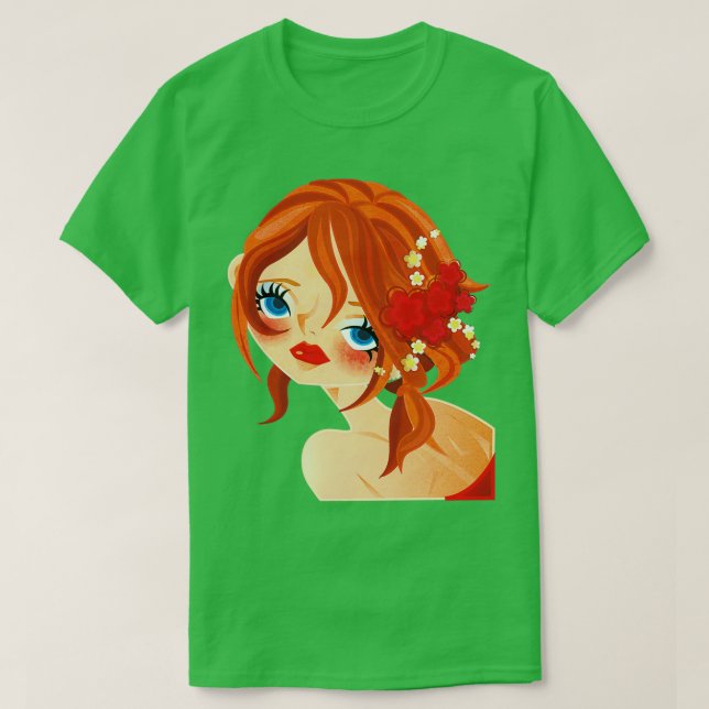 Camiseta FELICITY Crimson Rouge (Diseño del anverso)