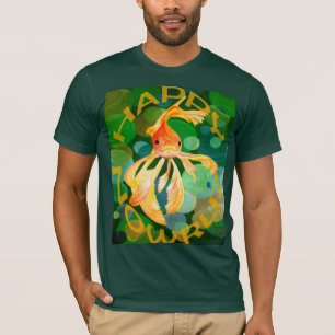 Camiseta Feliciz Ahoraño Pez Dorado Alegria Renovación