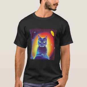 Camiseta Félin de ciencia ficción para gatos gatos gatitos 