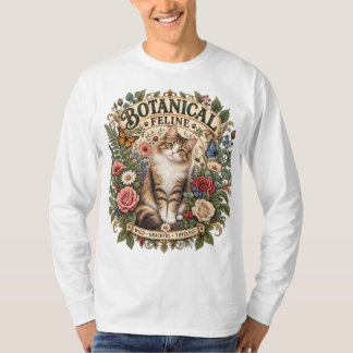 Camiseta Felina Botánica |