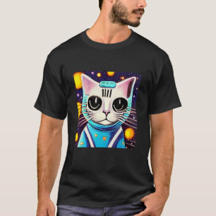 Camiseta Feline Des de Ciencia Ficción de Gato Gato Gatito 