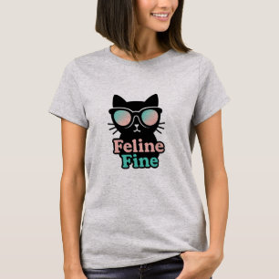 Camiseta Feline Fine - Amantes de Gato Elegantes de Guay