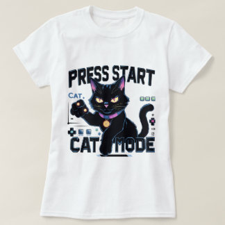 Camiseta Feline Gamer | Diseño de juegos de kitty