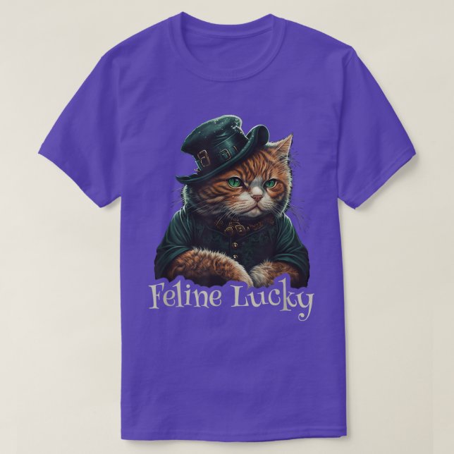 Camiseta Feline Lucky St (Diseño del anverso)