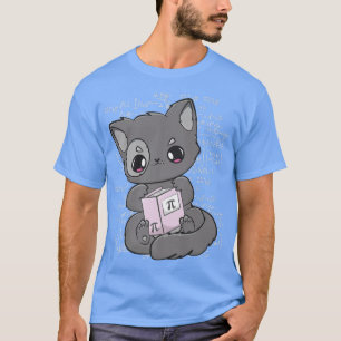 Camiseta Feline Meow Neko 3 del Libro Pi de Lectura De Gato