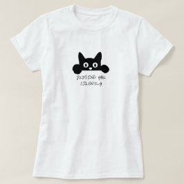 Camiseta Feline Sassy: El juez que te juzga como un gráfico