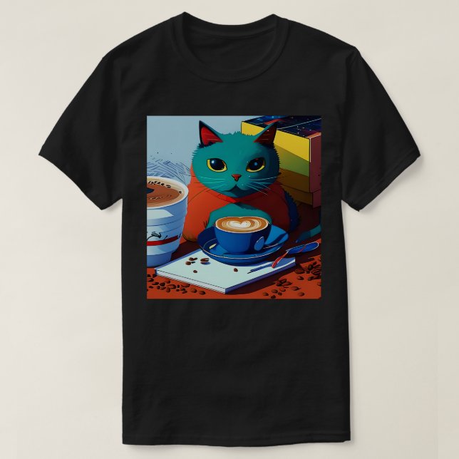Camiseta FelineFueled Art 19 (Diseño del anverso)