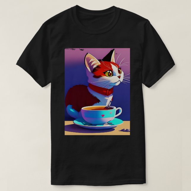 Camiseta FelineFueled Art 9 (Diseño del anverso)