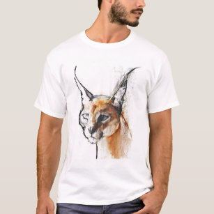 Big Floppa My Beloved Caracal Cat Meme - Camiseta con cuello en V para mujer