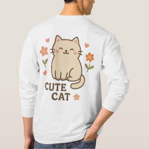 Camiseta Felino en Flor