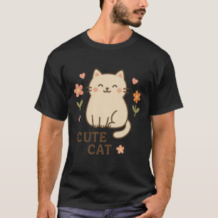 Camiseta Felino en Flor