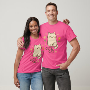 Camiseta Felino en Flor
