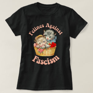 Camiseta Felinos contra el fascismo