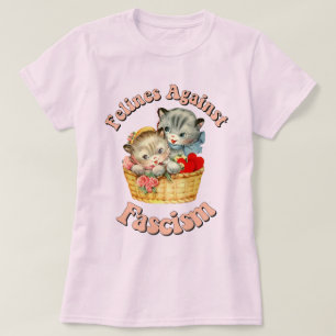 Camiseta Felinos contra el fascismo