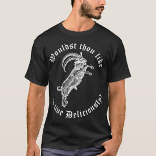 Camiseta Felipe Blanco ¿Te Gustaría Vivir Deliciosamente