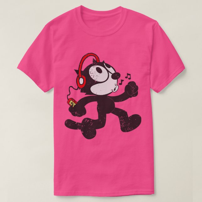 Camiseta Felix El Gato Jammin (Diseño del anverso)