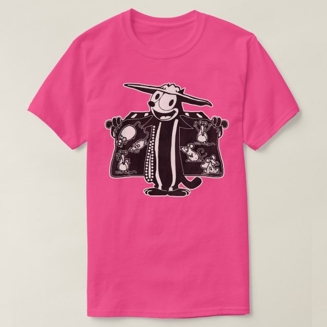 Camiseta Felix el gato obtuvo los bienes (Diseño del anverso)