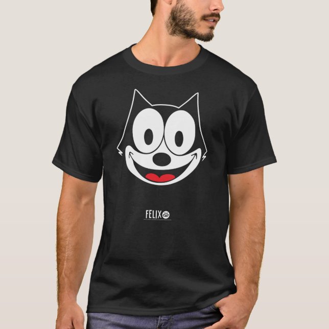 Camiseta Felix the Cat Big Face Halloween Costume (Anverso)
