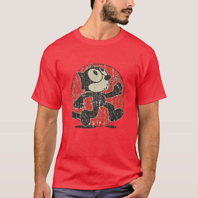 Camiseta Felix The Cat Keep Walking (Anverso)