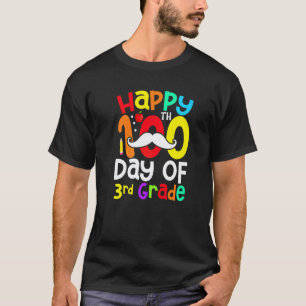 Camiseta Feliz 100º Día De 3er Grado Profesor Bigote