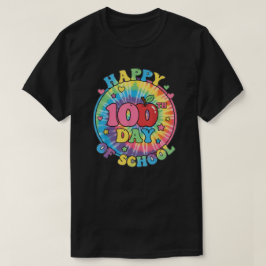 Camiseta Feliz 100º Día de Diseño Escolar Más Inteligente