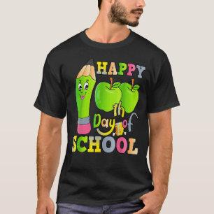 Camiseta Feliz 100º Día De Escuela 100 Días De Esc