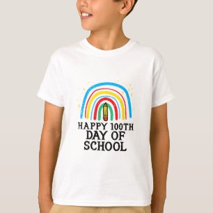 Camiseta Feliz 100º Día De Escuela 100 Días Más Inteligente