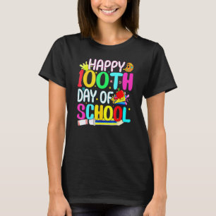Camiseta Feliz 100º Día De Escuela Maestros Felices 100 Día