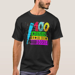 Camiseta Feliz 100º Día De Escuela Maestros Niños 100 Días