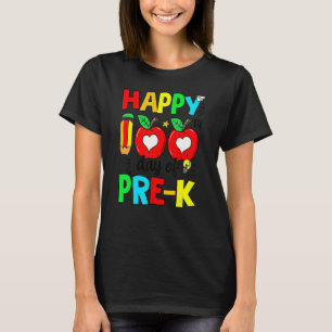 Camiseta Feliz 100º Día De Maestra De Pre K 100 Días De Esc