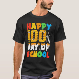 Camiseta Feliz 100º día de maestro de escuela niños niño fe
