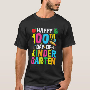Camiseta Feliz 100º Día Del Maestro De Escuela 100 Días De