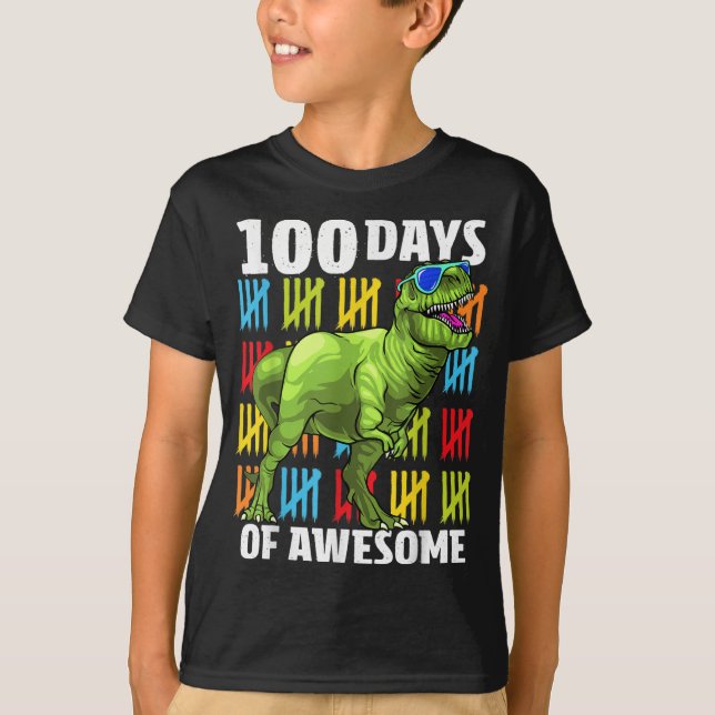 Camiseta Feliz 100.º Día de Escuela (Anverso)