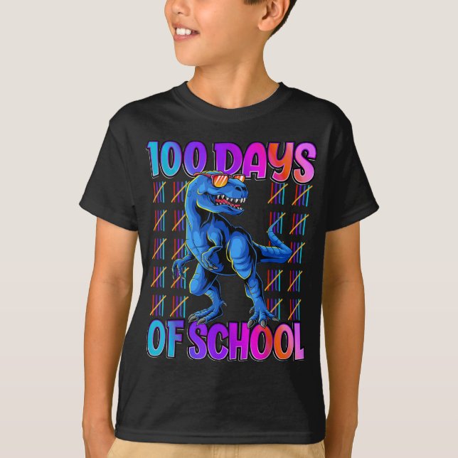 Camiseta Feliz 100.º Día de la Escuela (Anverso)