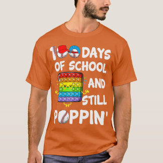 Camiseta Feliz 100° Día 100 días de escuela de béisbol