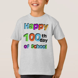 Camiseta Feliz 100° día de clases