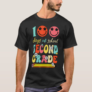 Camiseta Feliz 100° Día de Educación de 2º Grado 100 Días E