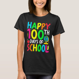 Camiseta Feliz 100° Día De Enseñanza 100 Días Escolares