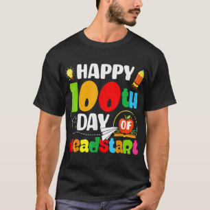 Camiseta Feliz 100° día de inicio de sesión 100 días de cla