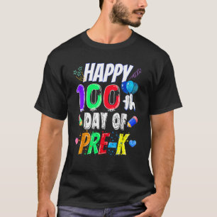 Camiseta Feliz 100° Día De La Escuela 100 Días De Enseñanza