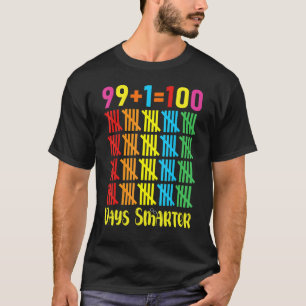 Camiseta Feliz 100° Día de la Escuela 100 días maestro más 
