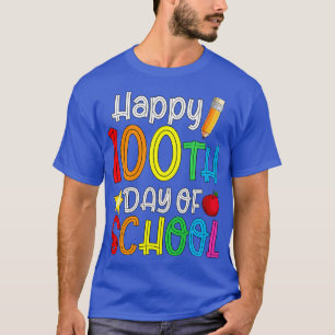 Camiseta Feliz 100° Día De La Escuela 42