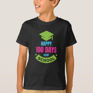 Camiseta Feliz 100° Día de la Escuela Graciosa para los pro