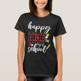 Camiseta Feliz 100° Día De La Escuela Para Profesores Buffa