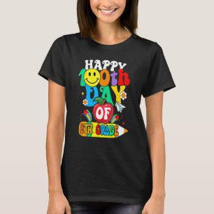 Camiseta Feliz 100° Día de los Niños Chicas Groovy de octav