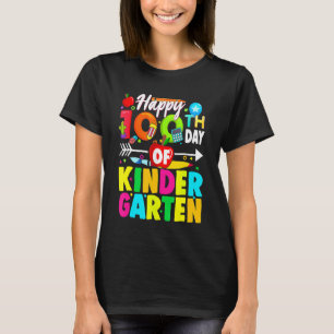 Camiseta Feliz 100° Día de los Niños Maestros 100 Días Co