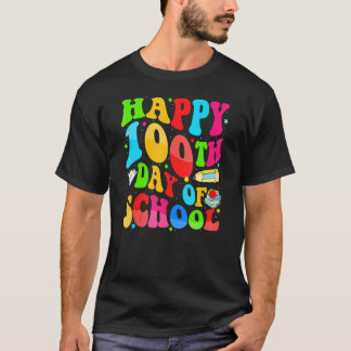 Camiseta Feliz 100° Día De Los Profesores Escolares Niños 1