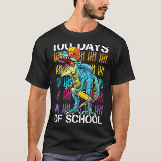 Camiseta Feliz 100° Día De Maestros Escolares 100 Días T-Re