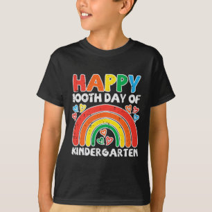 Camiseta Feliz 100° Día del Arcoiris Infantil 100 días T