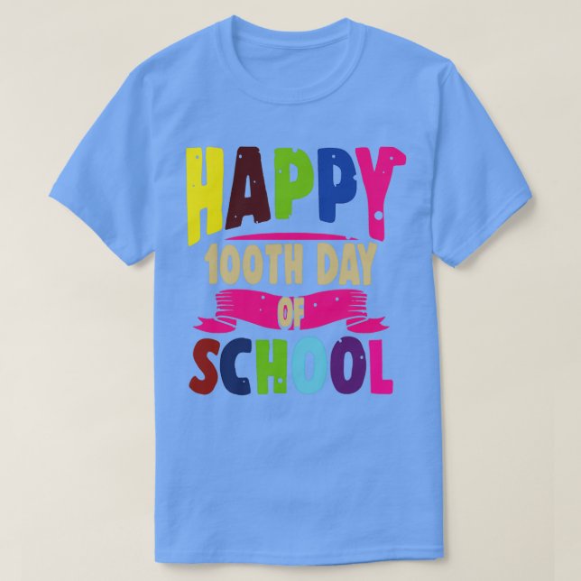 Camiseta Feliz 100° Día del Colegio 11 (Diseño del anverso)